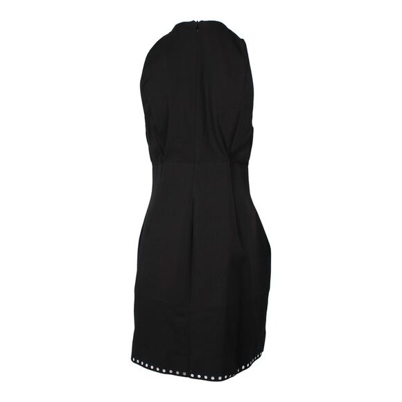 Balenciaga Halter Mini Dress in Black Silk - Picture 3 of 5